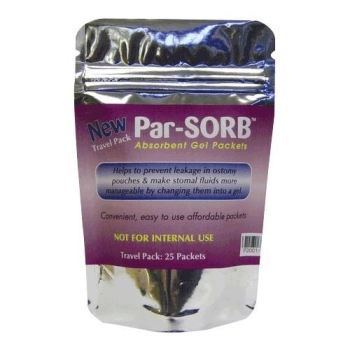 Parthenon Par-SORB Ostomy Travel Size Absorbent Gel Packets