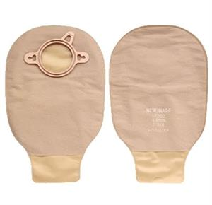 Hollister New Image Two-Piece Beige Mini Drainable Pouch With Clamp Closure