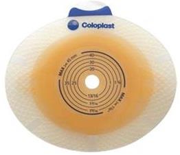 Coloplast Sensura Click Two-Piece Flat Standard Cut-To-Fit Skin Barrier With Belt Tabs